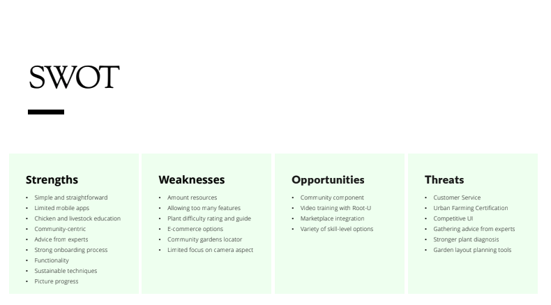 SWOT Analysis